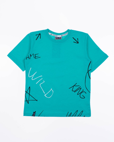 CEGISA 3065/1 Футболка  (цвет: Темно-ментоловый 122 см)