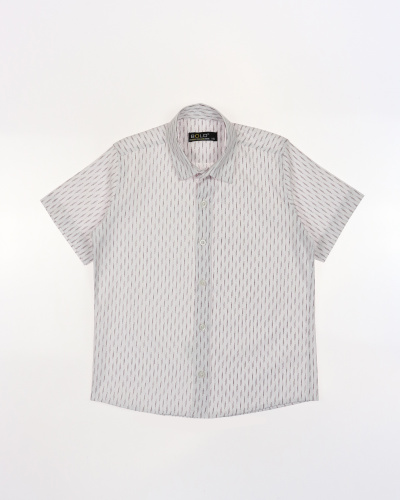 BOLD 145114/1 Рубашка (цвет: Белый/бордовый 110см)